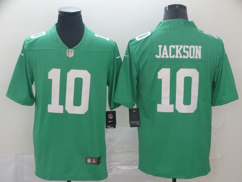 Men's Philadelphia Eagles Desean Jackson #10 Green Jersey